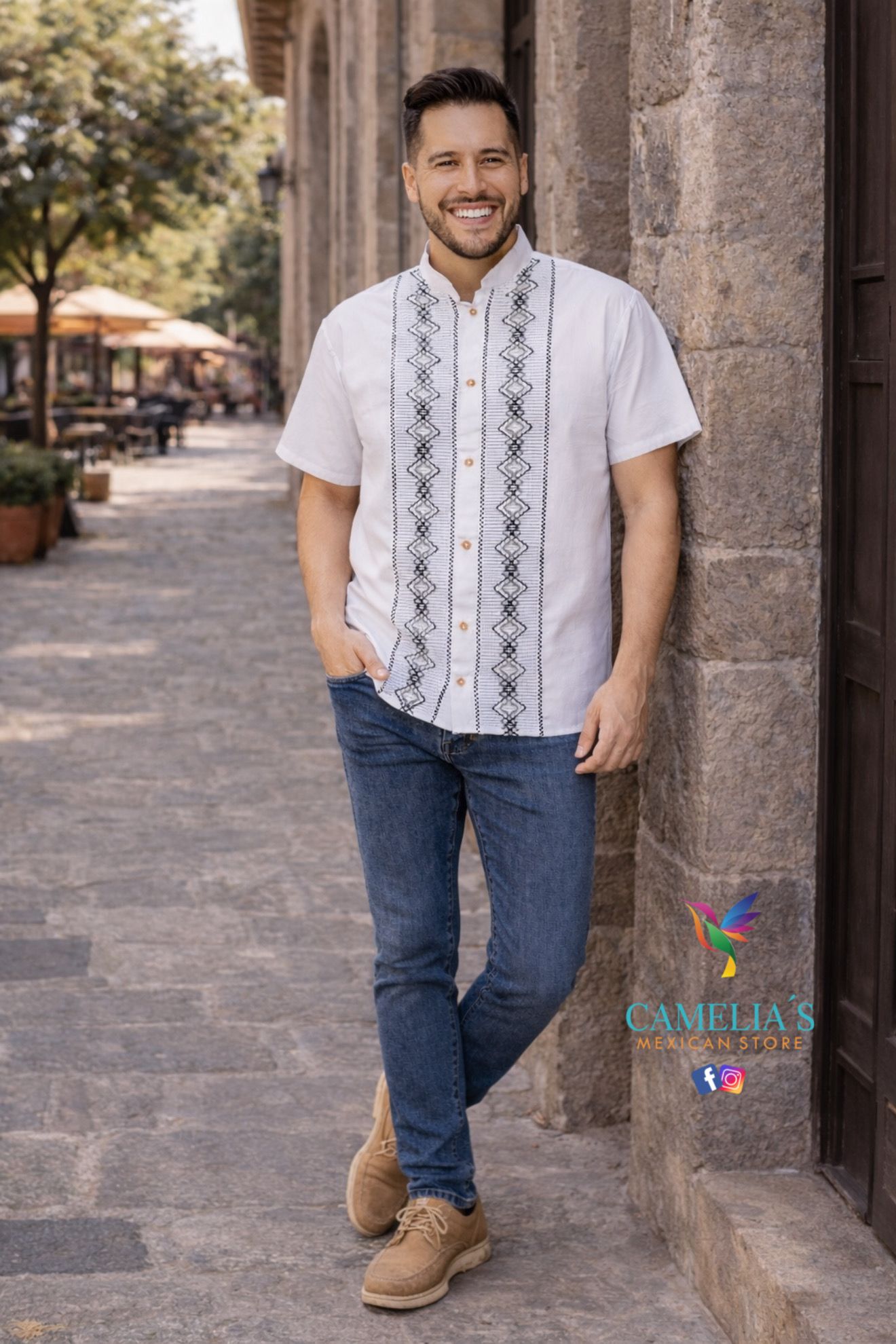 MEN'S & KIDS ROMBO GUAYABERA