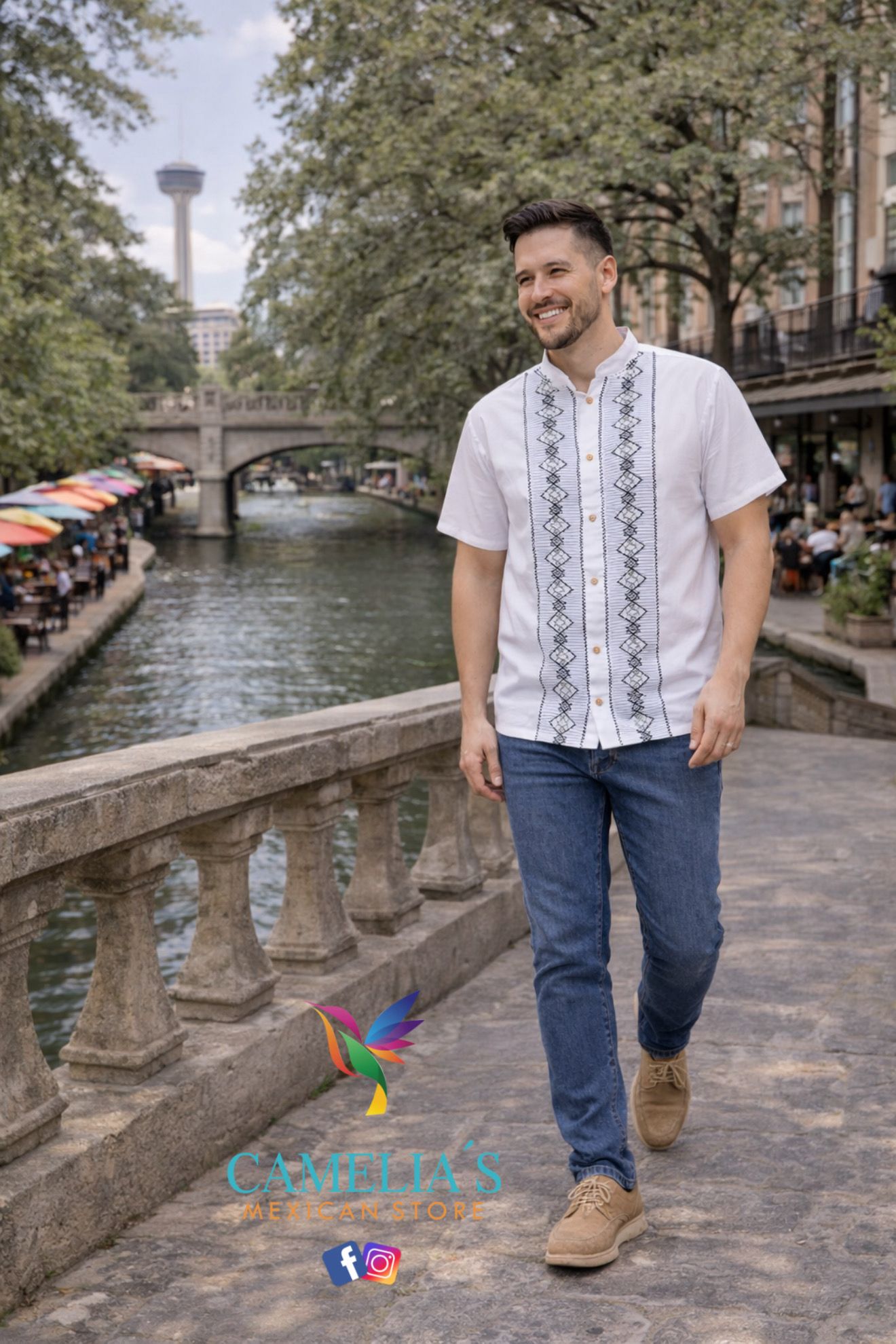 MEN'S & KIDS ROMBO GUAYABERA