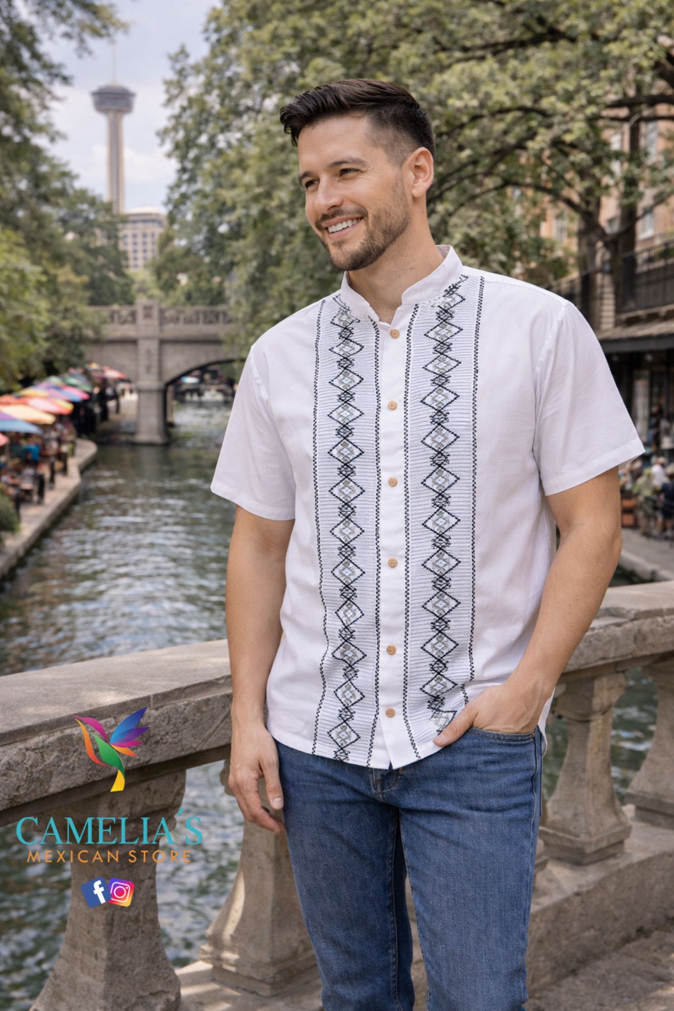 MEN'S & KIDS ROMBO GUAYABERA