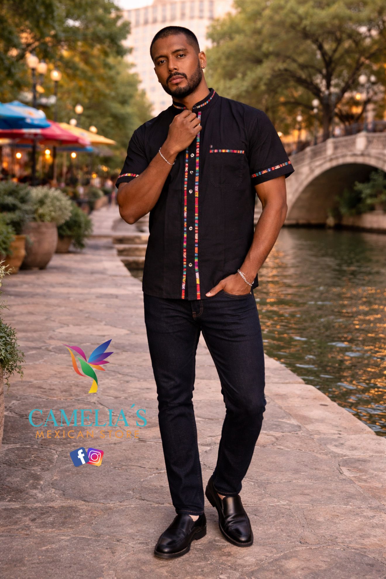 MEN'S GUAYABERA APLICACION