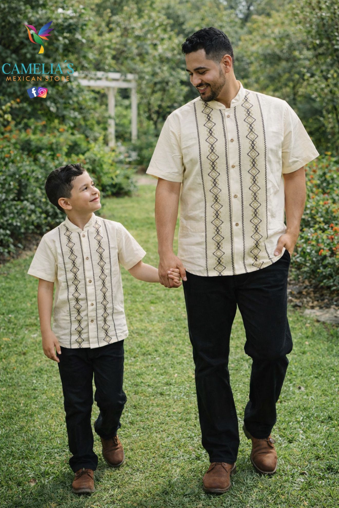 MEN'S & KIDS ROMBO GUAYABERA