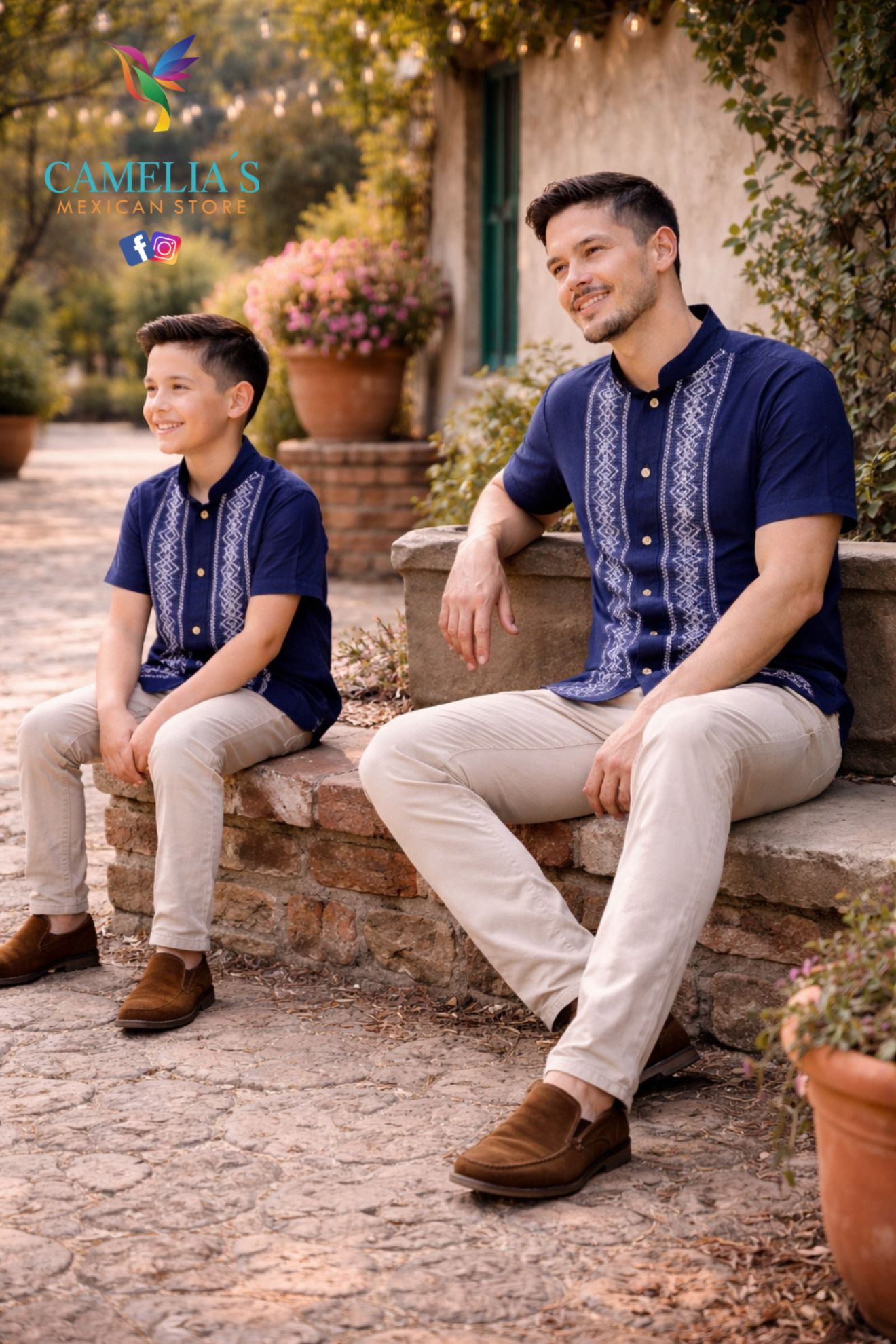 MEN'S & KIDS ROMBO GUAYABERA